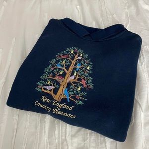 vintage embroidered crewneck sweatshirt with collar
size large
cuffy’s